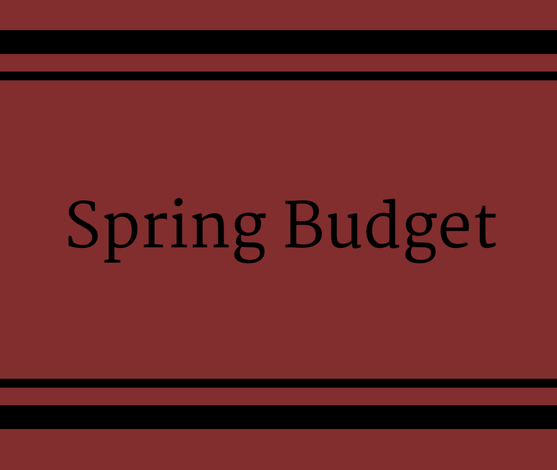 Spring Budget 2017